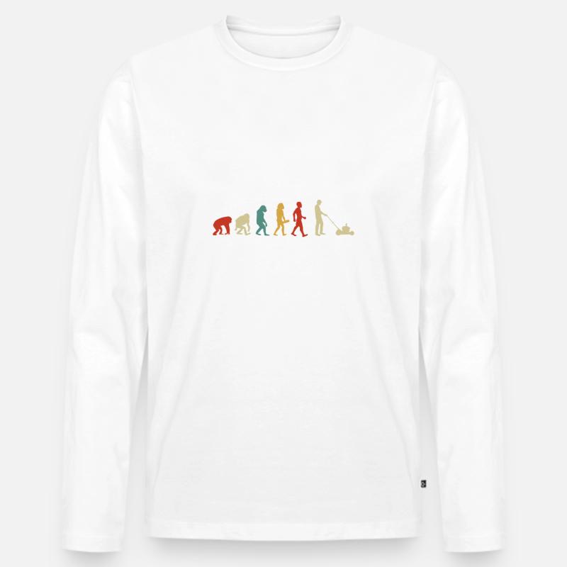 Der Rasenmäher - Männer Premium Bio Langarmshirt - undefined