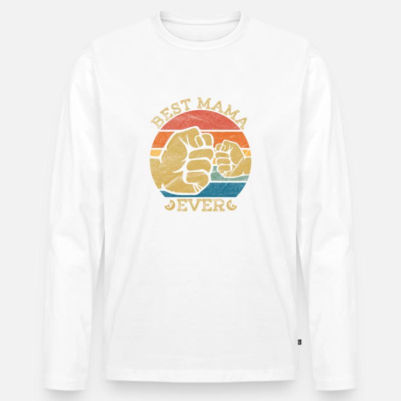 Beste Mama - Männer Premium Bio Langarmshirt - undefined