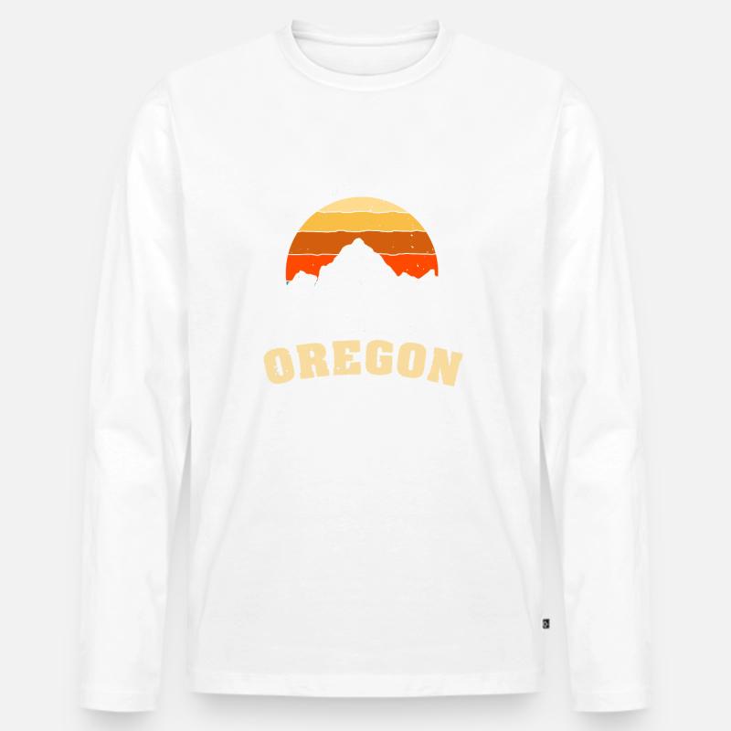 Oregon - Männer Premium Bio Langarmshirt - undefined