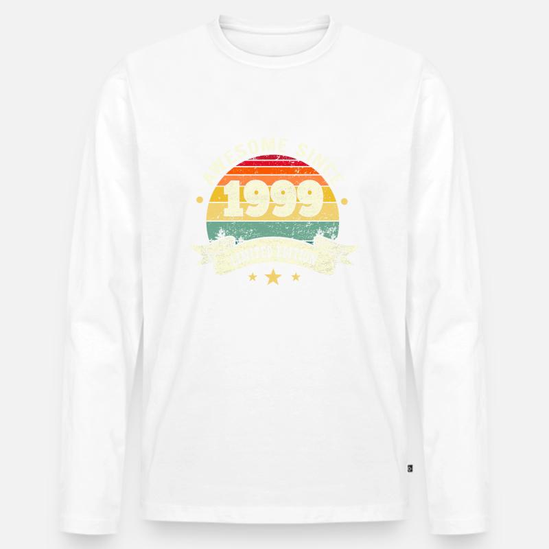 Awesome Since 1999 - Männer Premium Bio Langarmshirt - undefined