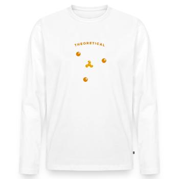 Physik Physiker - Männer Premium Bio Langarmshirt - Weiß - Vorne - Nico (187cm)