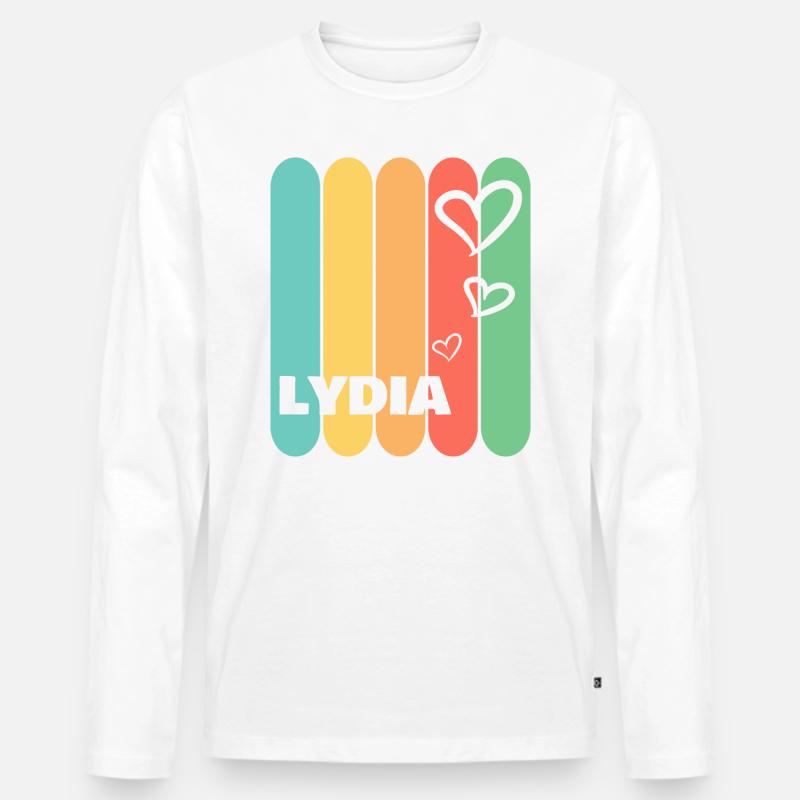 Herzen Lydia - Männer Premium Bio Langarmshirt - undefined