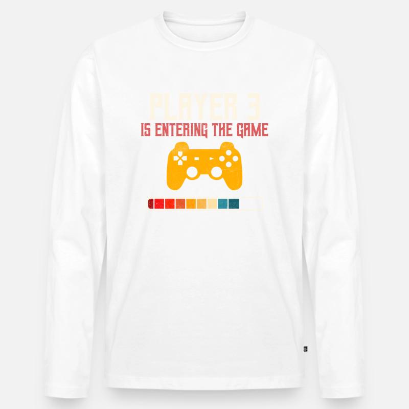 Player 3 Game - Männer Premium Bio Langarmshirt - undefined
