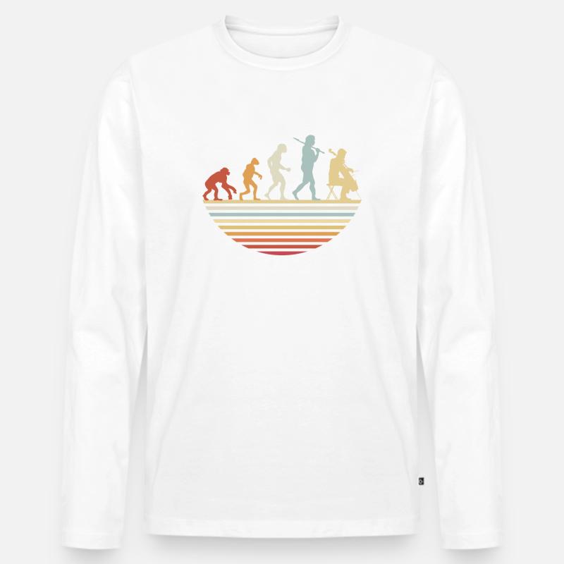 Cello Evolution - Männer Premium Bio Langarmshirt - undefined