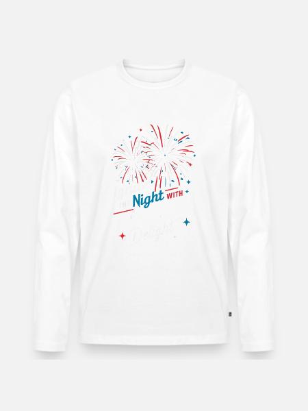 Pyrotechnics Fireworks Pyrotechnics - Men's Premium Organic Long Sleeve Shirt - white
