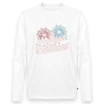Pyrotechniker Feuerwerk Pyrotechnik - Männer Premium Bio Langarmshirt - Weiß - Vorne - Nico (187cm)