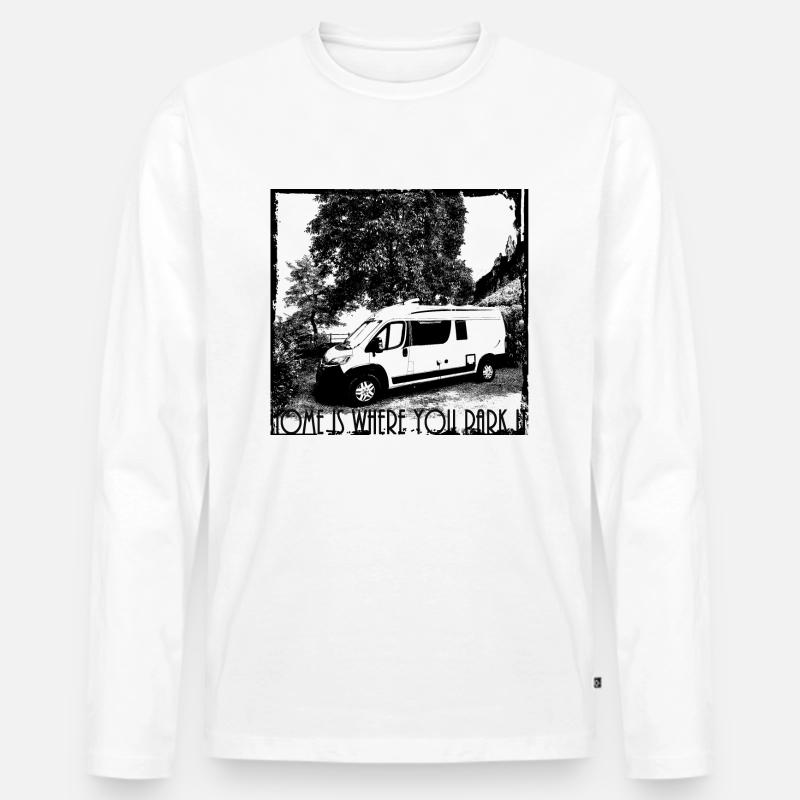 Camper - Männer Premium Bio Langarmshirt - Weiß