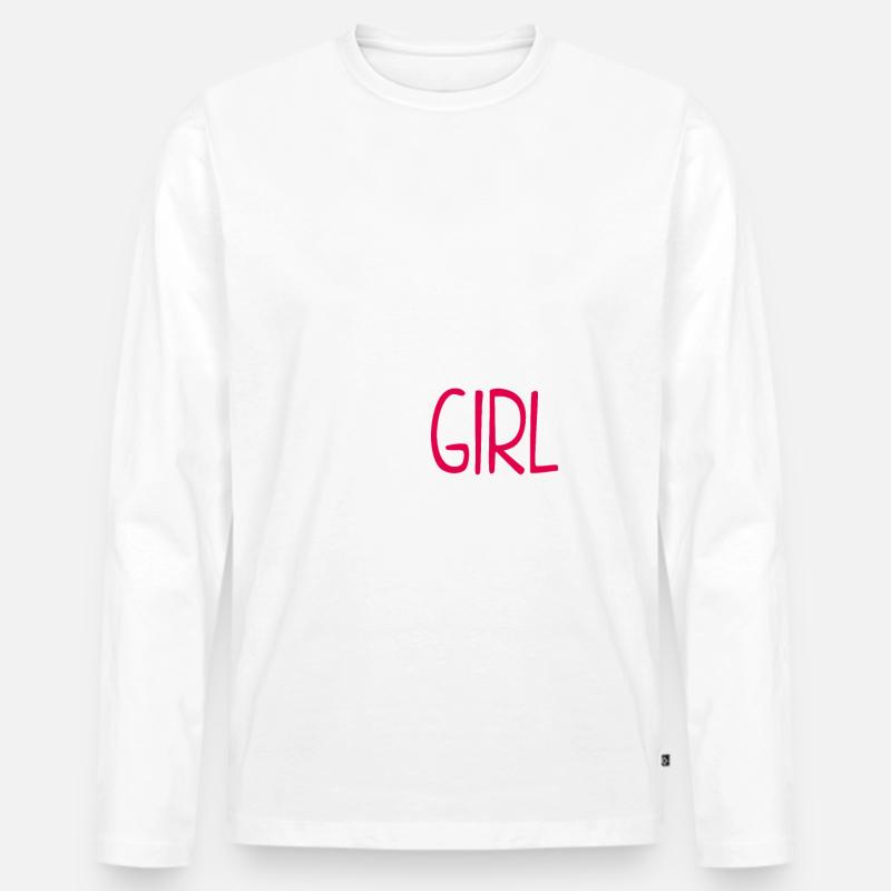Netzball-Mädchen - Männer Premium Bio Langarmshirt - undefined