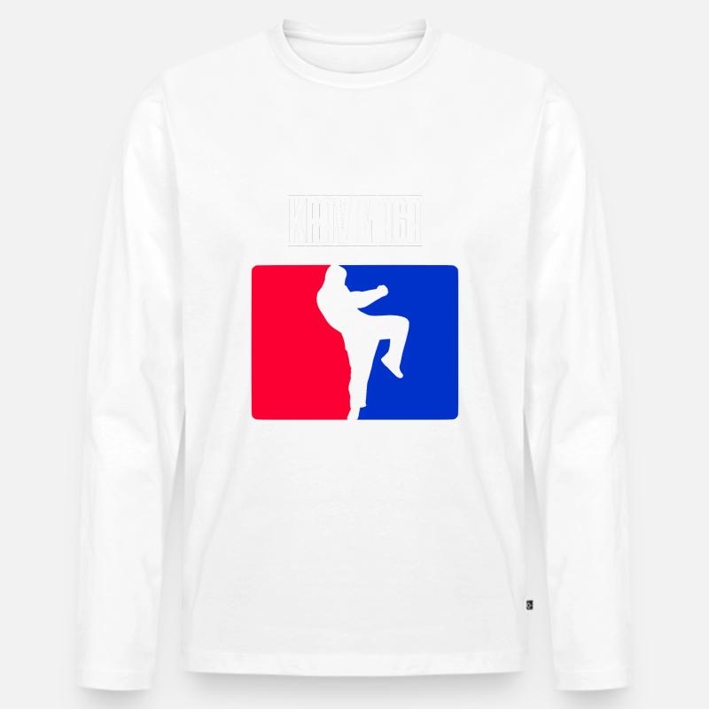Krav Maga - Männer Premium Bio Langarmshirt - undefined