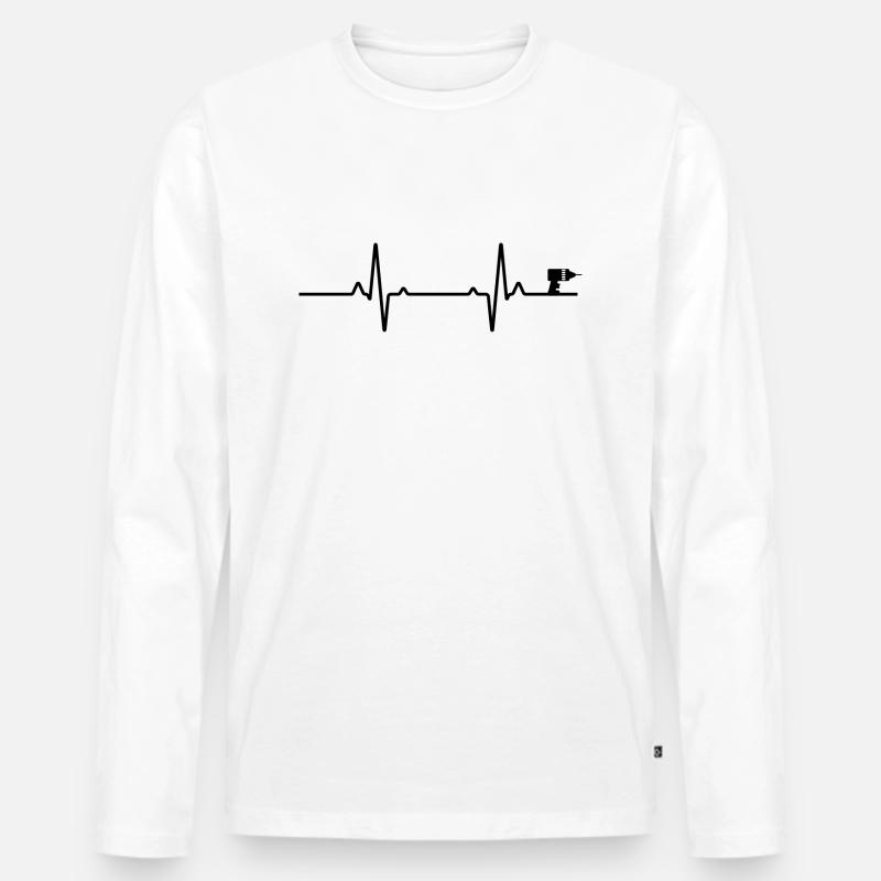 DIY - DIY das Beste - Männer Premium Bio Langarmshirt - Weiß