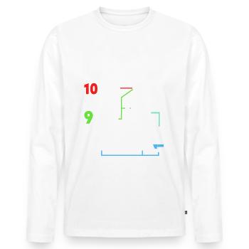 Funny Leg Amputation Leg Amputee - Männer Premium Bio Langarmshirt - Weiß - Vorne - Nico (187cm)