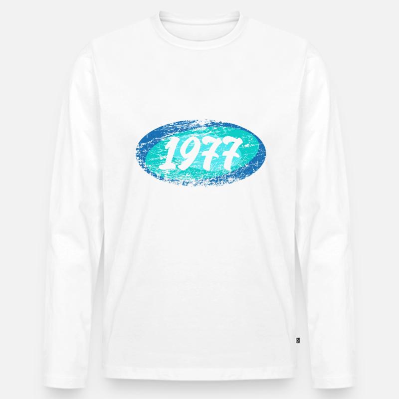Elypse 1977 - Männer Premium Bio Langarmshirt - undefined