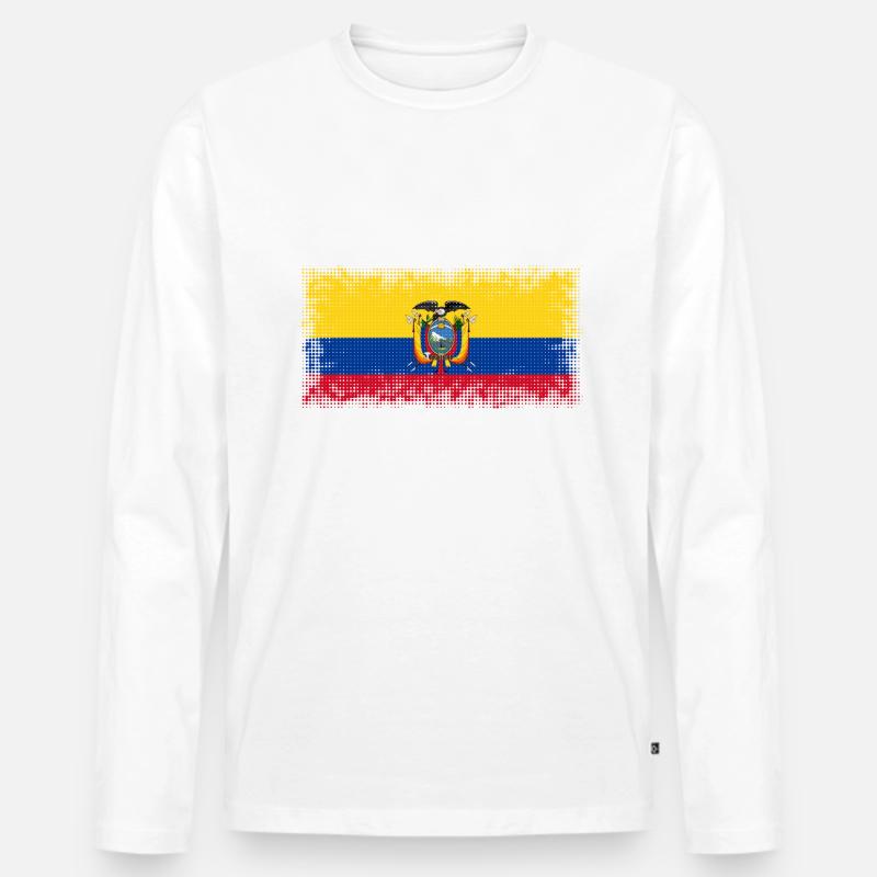 Ecuador - Männer Premium Bio Langarmshirt - undefined