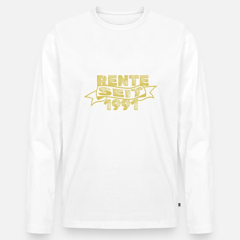 1991 - Männer Premium Bio Langarmshirt - undefined