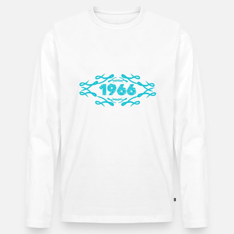 Geschenkidee 1966 - Männer Premium Bio Langarmshirt - undefined