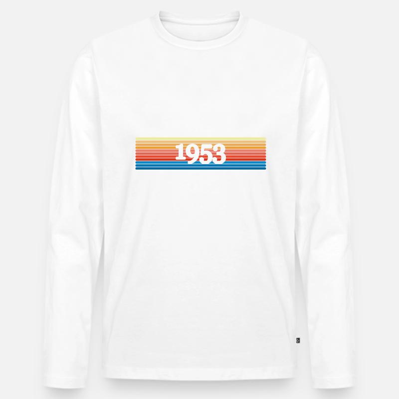 Jahr 1953 - Männer Premium Bio Langarmshirt - undefined