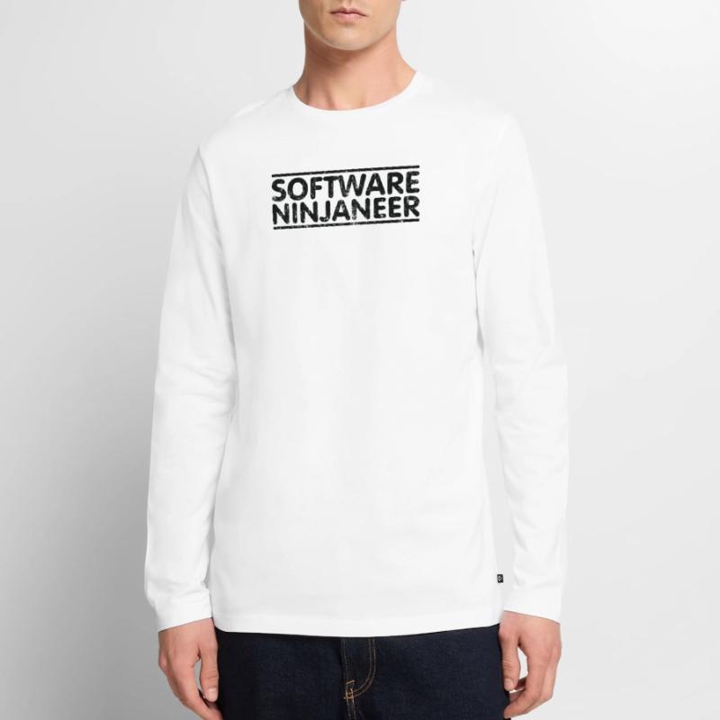 Ninjaneer - Software Engineer Men's Premium Organic Long Sleeve Shirt