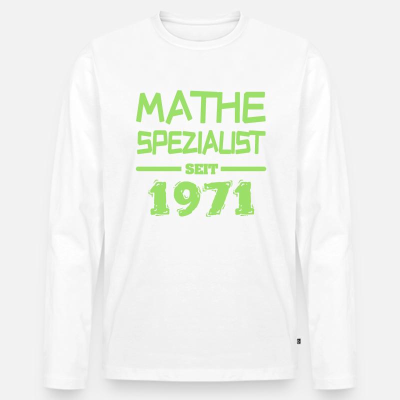Witzig 1971 - Männer Premium Bio Langarmshirt - undefined