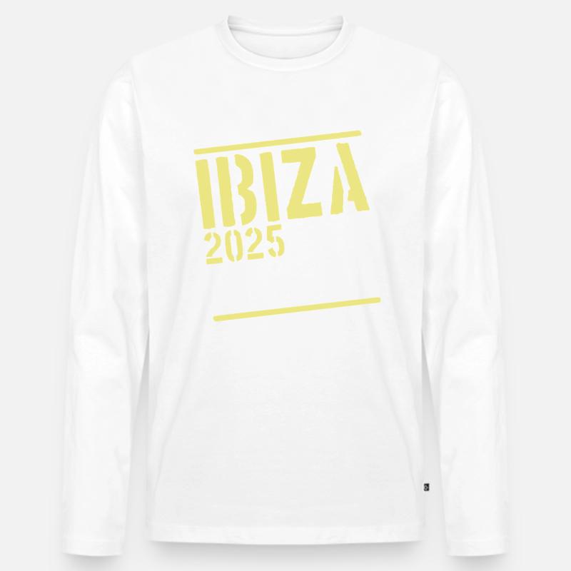 Ibiza 2025 Crew - Männer Premium Bio Langarmshirt - undefined