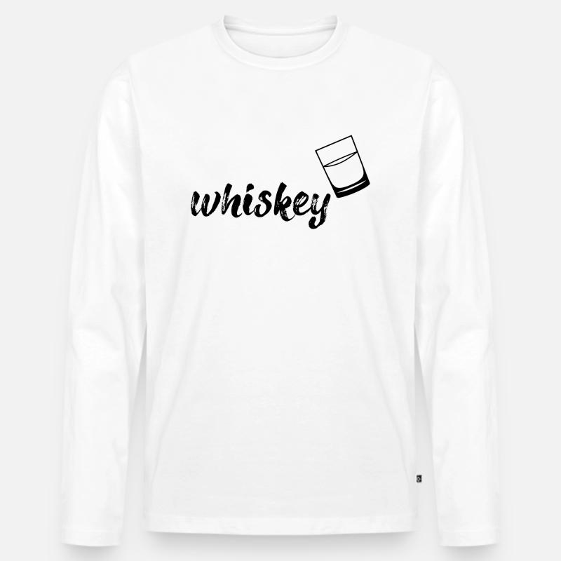 whiskey, schwarz - Männer Premium Bio Langarmshirt - undefined