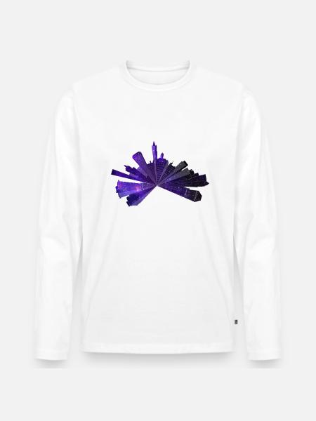 Streetart, Graffiti, Urban, City, Art - Men's Premium Organic Long Sleeve Shirt - white