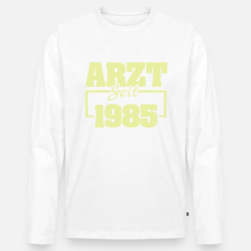 1985 - Männer Premium Bio Langarmshirt - undefined