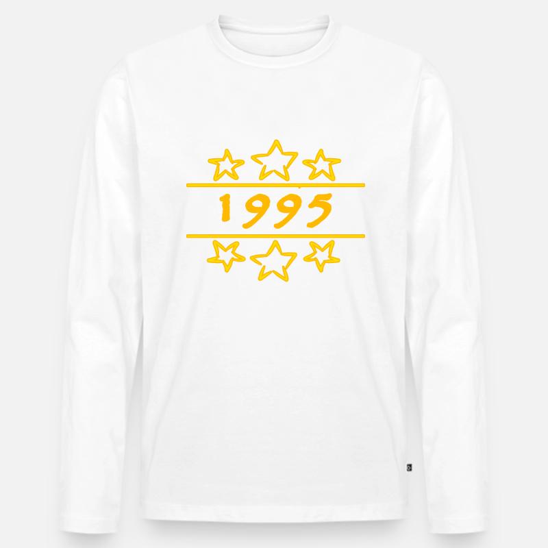 Jahr 1995 - Männer Premium Bio Langarmshirt - undefined