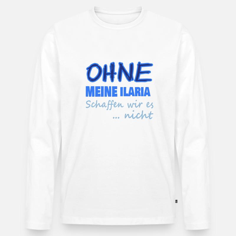 ilaria - Männer Premium Bio Langarmshirt - undefined