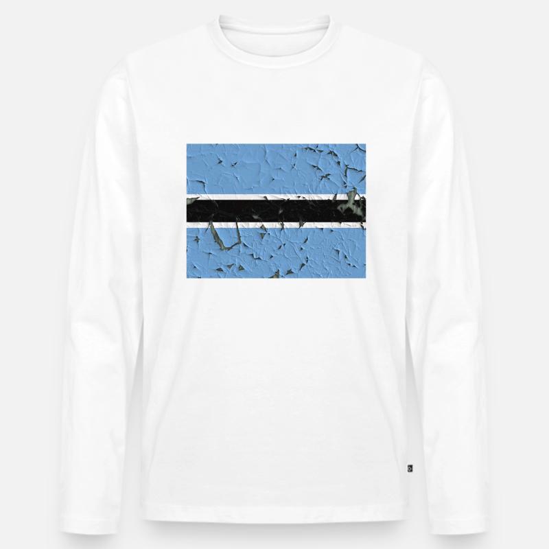 Botswana - Männer Premium Bio Langarmshirt - undefined