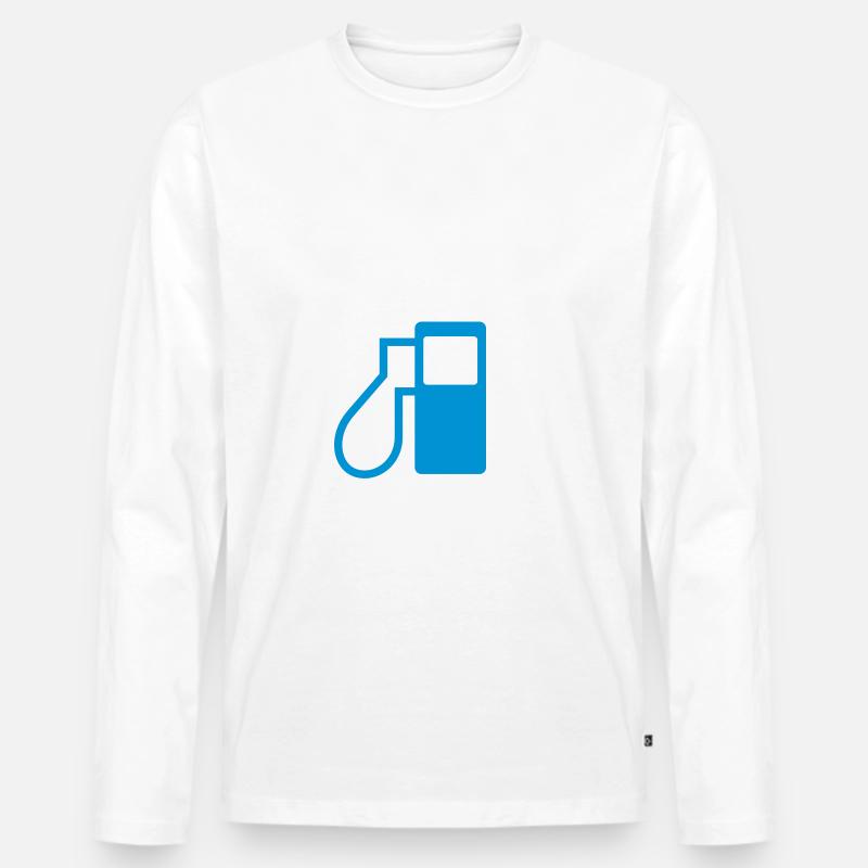 Blutgruppe 102 Oktan - Männer Premium Bio Langarmshirt - undefined
