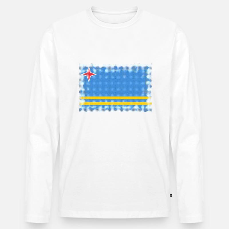 Aruba - Männer Premium Bio Langarmshirt - undefined