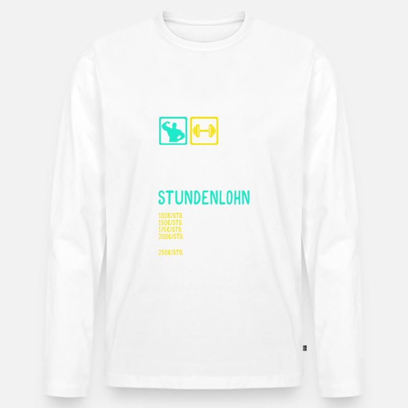 Fitnesstrainer - Männer Premium Bio Langarmshirt - undefined