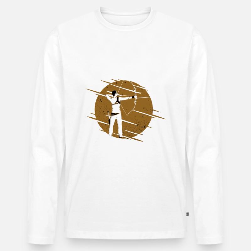 Bogenschütze - Männer Premium Bio Langarmshirt - undefined