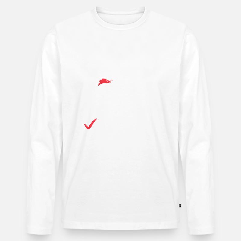 Dabbing Weihnachtsmann Geschenke - Männer Premium Bio Langarmshirt - undefined