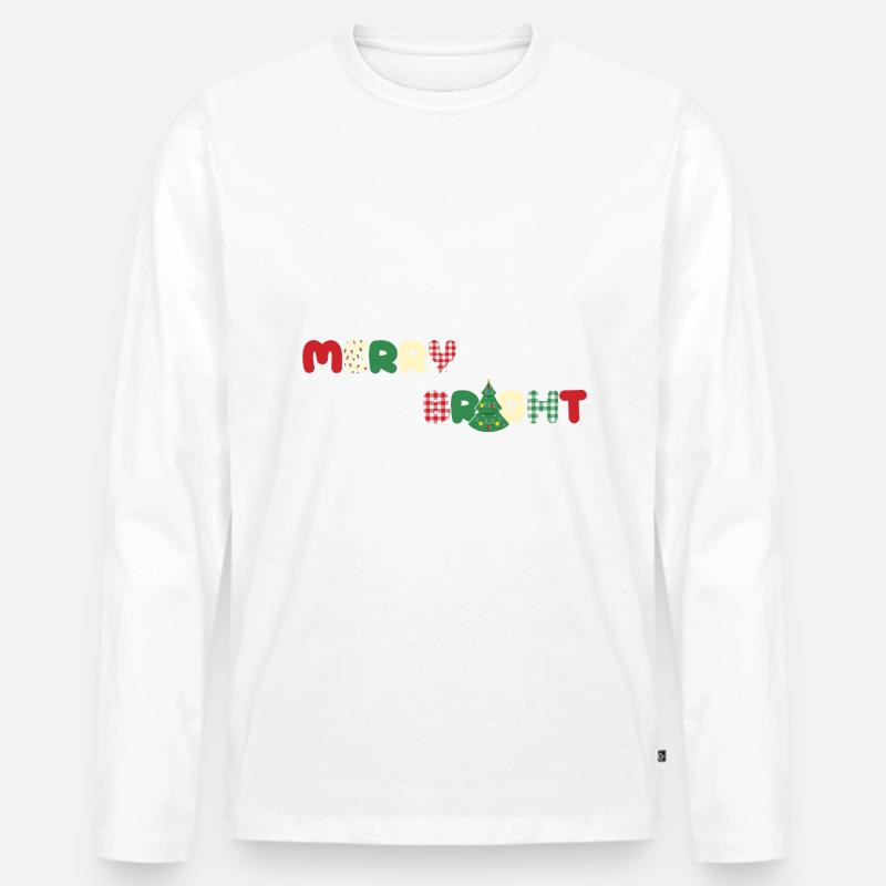 Weihnachten Weihnachtsmann Geschenke - Männer Premium Bio Langarmshirt - undefined