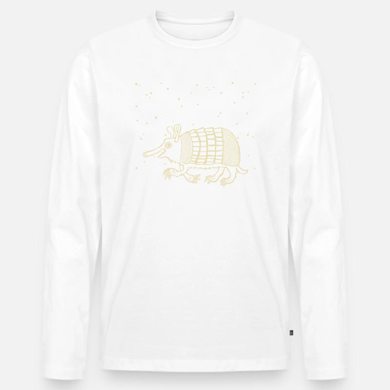 Gürteltier - Männer Premium Bio Langarmshirt - undefined