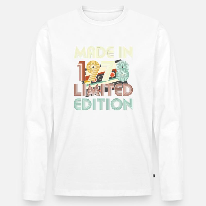 1978 Limited Edition - Männer Premium Bio Langarmshirt - undefined