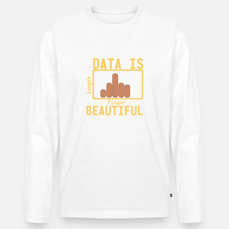 "Data Beautiful Data Science | Data Scientist" Männer Premium Bio Langarmshirt
