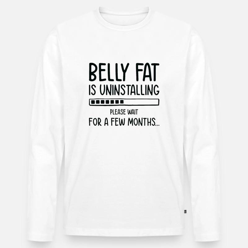 Deinstallation von - Männer Premium Bio Langarmshirt - Weiß
