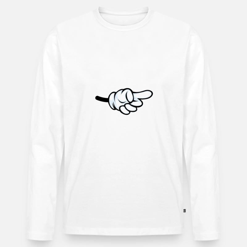 Er wars - Männer Premium Bio Langarmshirt - undefined
