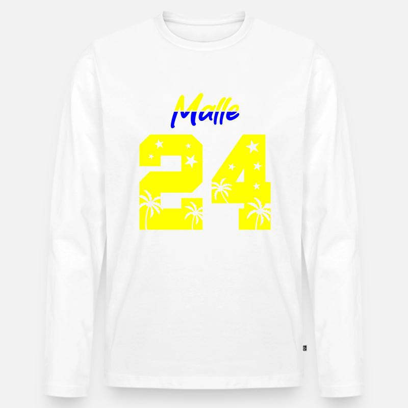 Malle 24 - Männer Premium Bio Langarmshirt - undefined