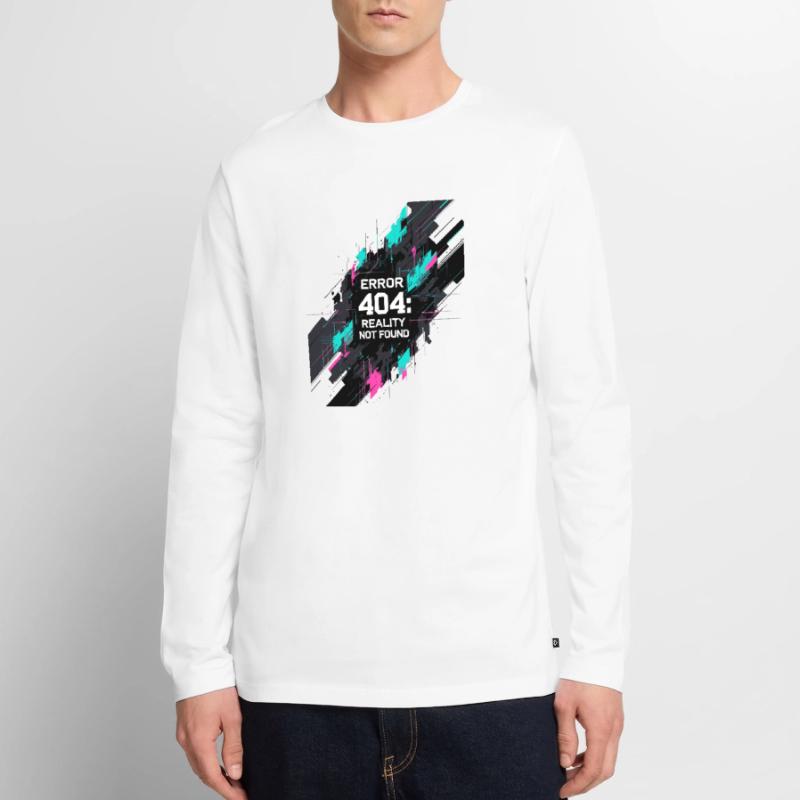 Error: Reality not found Men's Premium Organic Long Sleeve Shirt