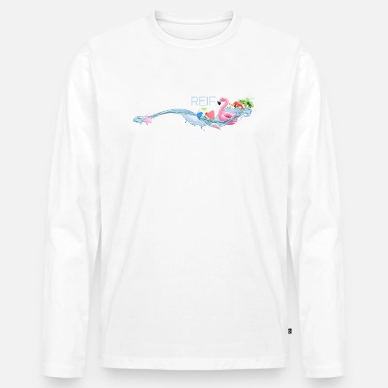 Urlaubsreif - Männer Premium Bio Langarmshirt - undefined