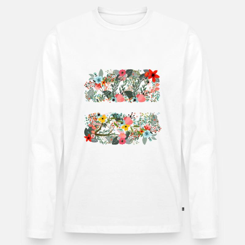 SPRING VIBES - Männer Premium Bio Langarmshirt - undefined