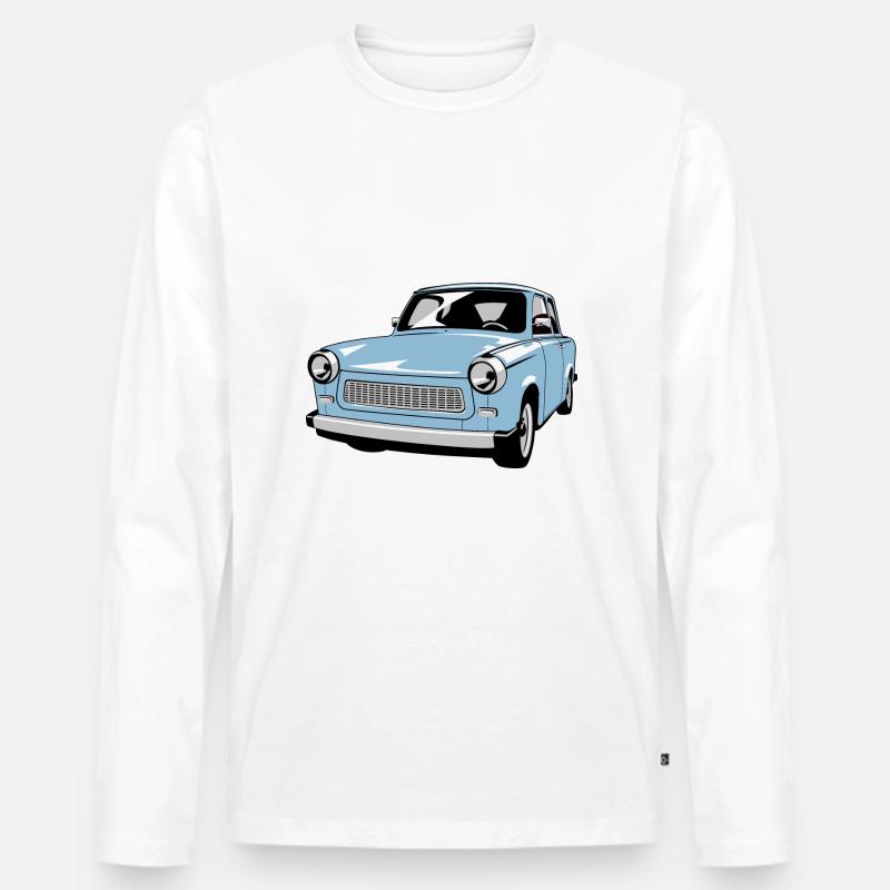  601 - Männer Premium Bio Langarmshirt - Weiß