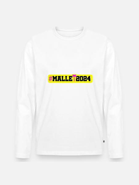 Malle 2024 - Men's Premium Organic Long Sleeve Shirt - 