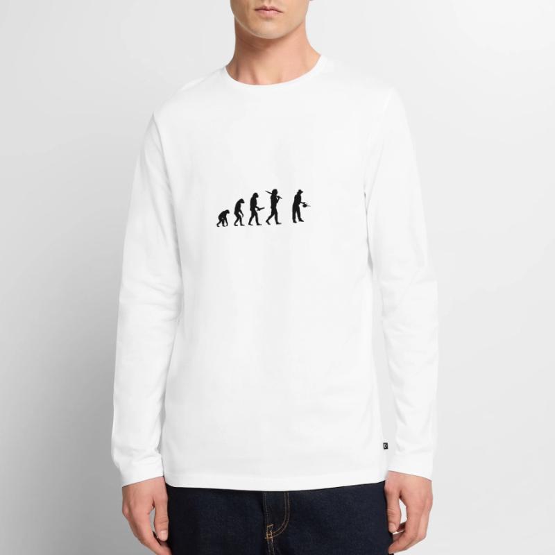 gaertner evolution développement de progrès T-shirt manches longues Premium bio Homme