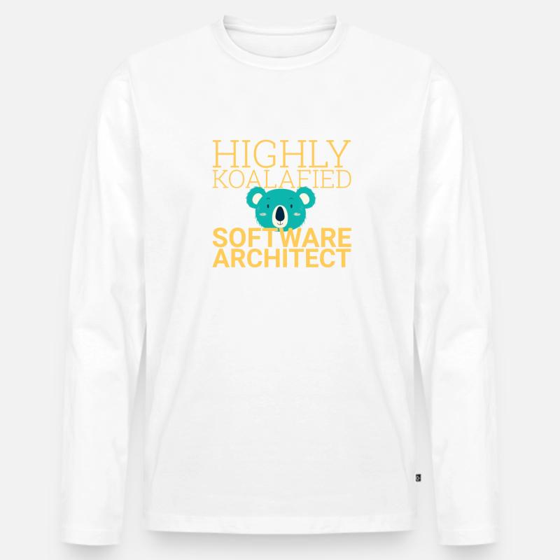 Software Architect Koalafied|Software Architektur - Männer Premium Bio Langarmshirt - undefined