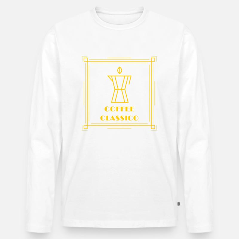 Coffee Classico - Männer Premium Bio Langarmshirt - undefined