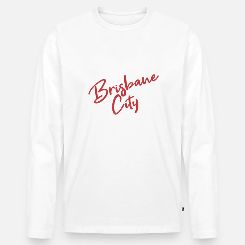 Brisbane - Männer Premium Bio Langarmshirt - undefined